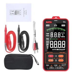 NJTY T5 6000 Counts True RMS Multimeter Digital Universal Tester 3.8-inch J9W8 - Picture 1 of 7