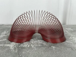 1940's Vintage Early James Original Metal Slinky Toy Red Slinky - Picture 1 of 2
