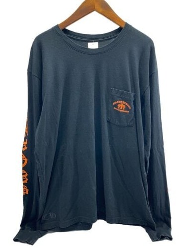 CHROME HEARTS CUORI CROMATI CUORI CROMATI T shirt maniche lunghe XXL Cotone Nero