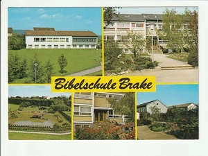 BRAKE.....,Bibelschule, 5 Ans. u.a. Gesamt, Eingang, Teich....col  AK - Bild 1 von 2