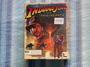 INDIANA JONES AND THE FATE OF ATLANTIS - Pc - floppy - PRIMA EDIZ ITALIA big box - Imagen 1 de 8