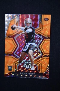 2022 Panini Mosaic - Rookies Brock Purdy #367 Mosaic Reactive Orange Prizm (RC) - Picture 1 of 2