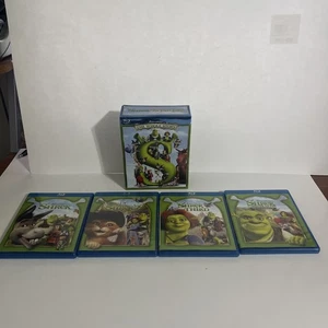 Shrek the Whole Story Quadrilogy 4 Blu Ray Set Mint Condition More In Store - Imagen 1 de 23