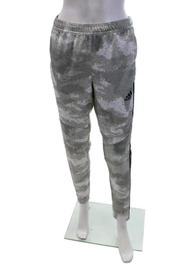 Adidas Mens Jogger Sweatpants Gray Camo Drawstring Size S - Image 1 of 4