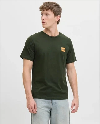 Jack&Jones JJBRANDY TEE SS CUELLO REDONDO LN, Camiseta Hombre - - Imagen 1 de 4