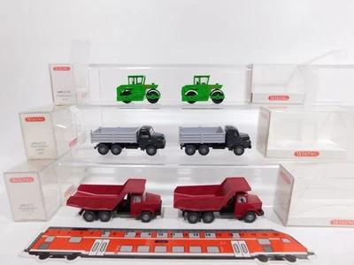6X Wiking H0 1:87 Modello 673 Kipper MAN 671 Iveco 650 Wimo Mint Box #DI259-0,5 - Immagine 1 di 4
