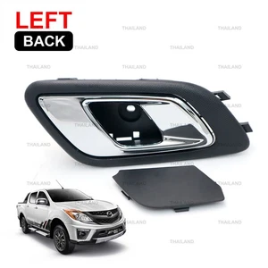 Rear Lh Chrome Blk Lever Interior Door Handle For Mazda BT-50 Pro '12 - 2018 - Picture 1 of 6