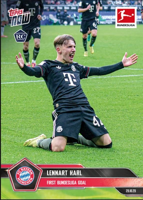 *PREVENTA* Lennart Karl 2025-26 Topps Now Bundesliga 050 Foto 1 de 2