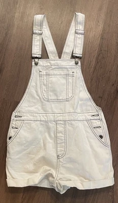 Forever 21 женщин белый джинсовой ткани общий шорты шорты размер США 28 - Изображение 1 из 4