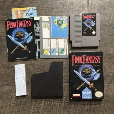 Final Fantasy Nintendo NES Complete in Box CIB w/ Maps Inserts 1990 - Image 1 of 4