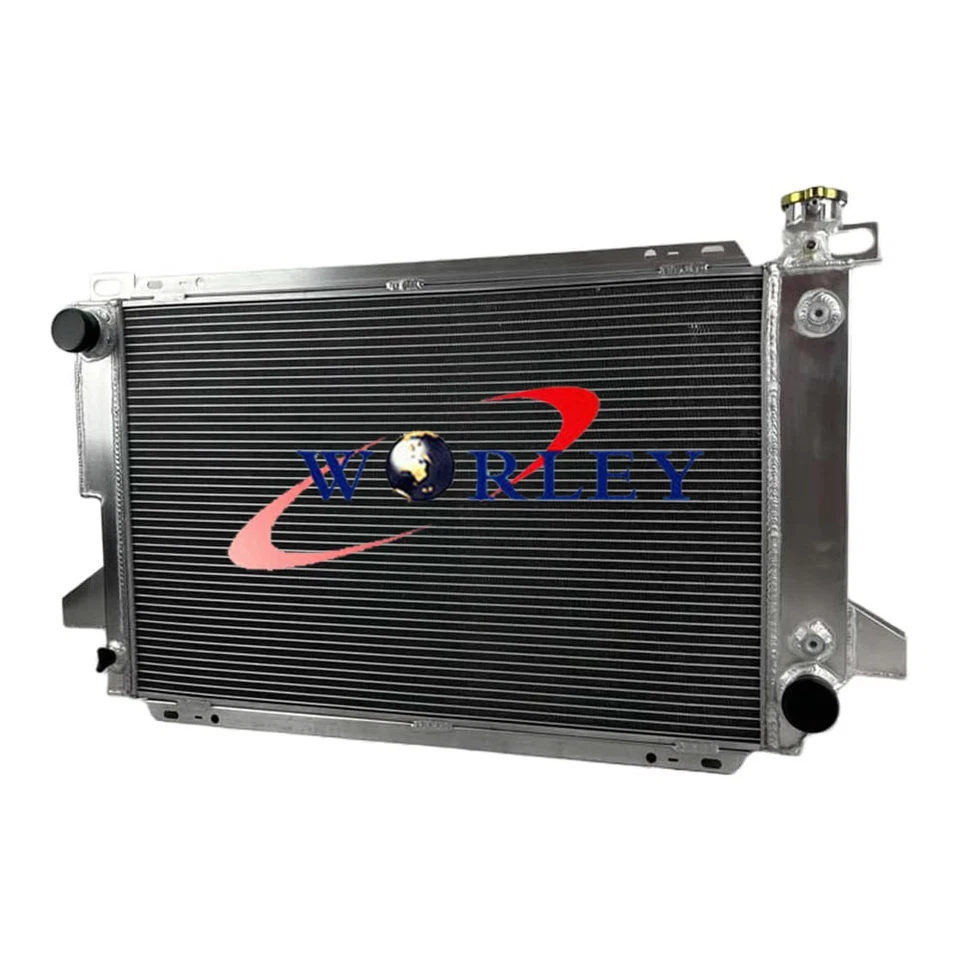 Radiador de aluminio de 3 filas para motor Ford F-100 F-150 F-250 F-350 1985-1996 4,9 L L L6 Foto 1 de 4