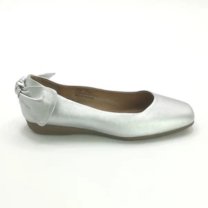 Comfortview Schuhe Damen Ballerinas Delia silber metallic Schleife Weite 9,5 W - Bild 1 von 10