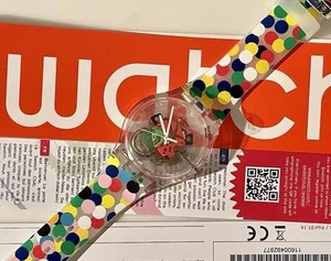 Swatch SUOZ213 Spot The Dot By Alessandro Mendini 2016 New With Box And Papers - Imagen 1 de 6