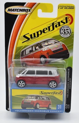 Matchbox New Superfast #31 VW Volkswagen Microbus Concept. Blister Limited 10000 - Bild 1 von 2