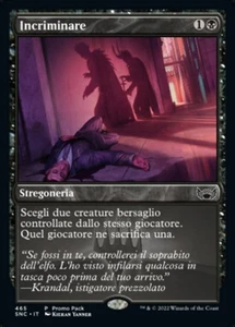 MTG INCRIMINATE EXC - INCRIMINARE - SNC PROMO IT - MAGIC - Picture 1 of 1