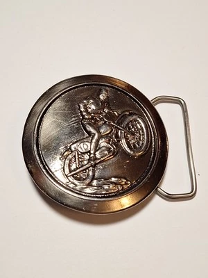 Motorcycle Great American Belt  Buckle Chicago 1977  - Image 1 of 4