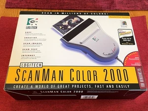 Logitech ScanMan Color 2000 White Scanner - CIB - Windows - Vintage  - Picture 1 of 3