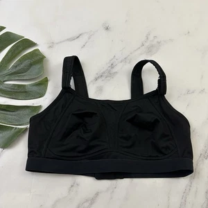 Soma Sport Max Support Wireless Sports Bra Size 34 D Black Workout - Picture 1 of 7