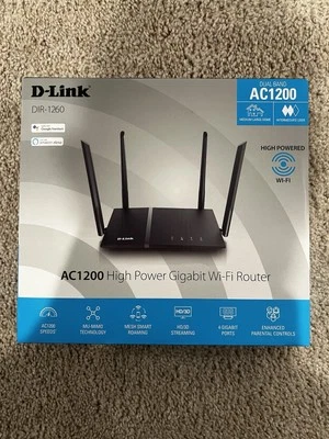 D-Link DIR-1260 AC1200 4-Ports Gigabit Wi-Fi Router - Image 1 of 2
