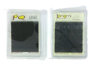 Pq Lashes and Long Mi Lashes Single Strip 10mm 0.12 J+ [10 Pack] *NIB - Picture 1 of 2