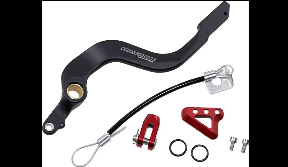 Moose Racing/Hammerhead Brake Pedal w/Red Tip 2002-2007 Honda CR250 1610-0334 - Image 1 of 1