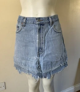 Levi's Denim skirt Size 16 reworked W36 - Picture 1 of 5