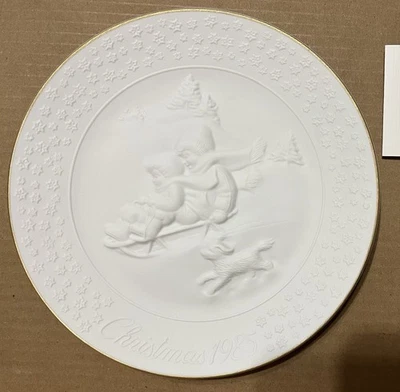 Plato de Navidad Avon 1985 vintage nuevo en caja Foto 1 de 4