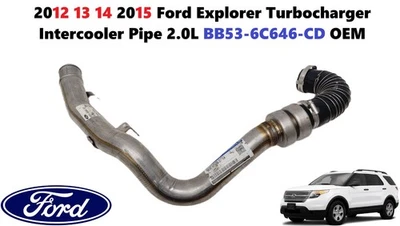 Ford Explorer 2012 13 14 2015 turbocompresor intercooler tubo 2,0 L BB53-6C646-CD Foto 1 de 4