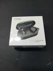 NIB TOZO T10 True Wireless Wodoodporne słuchawki douszne Bluetooth Czarne - Zdjęcie 1 z 18
