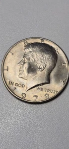 1979P BU Kennedy Half Dollar Strike Through on Obverse and Reverse - Picture 1 of 12