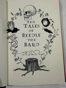 1st Edition Harry Potter The Tales of Beetle the Bard JK Rowling 2008 Hardcover - Picture 1 of 6