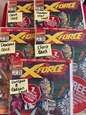 X-Force #1 Set | Polybagged W/ All Cards - Image 1 of 4