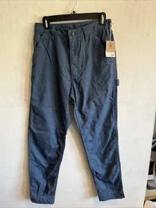 Patagonia All Seasons Hemp Canvas Double Knee Pants Women’s 6 Stone Blue NWT - Picture 1 of 9