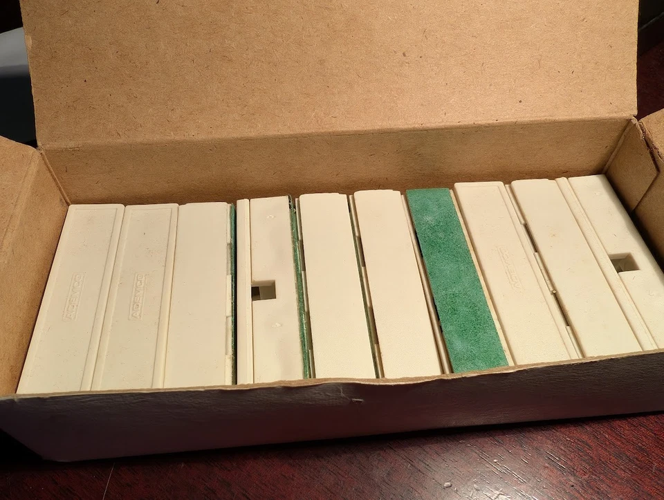 Ademco 168 WH 3807D256 Foil Take Off Blocks Self Adhesive 2 5/8"L x 9/16"D (10) - Image 1 of 1