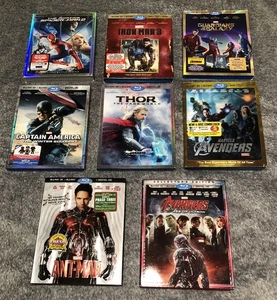 Marvel 3D Blu-Ray W/ Slipcover *LOT OF 7* Thor, Avengers, Spider-Man, Iron Man 3 - Bild 1 von 5