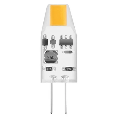 Osram LED Lampadina a Innesto Spillo Pin Micro 1W=10W G4 12V 100lm Bianco Caldo - Immagine 1 di 3