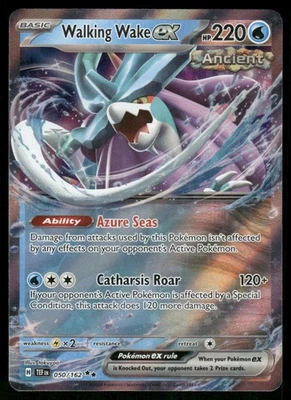 Walking Wake ex - 050/162 Double Rare Holo NM Pokemon SV05: Temporal Forces - Image 1 of 2