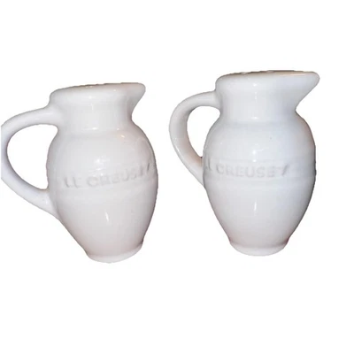 Le Creuset Poterie Jarra Sal Pimienta Coctelera Set BLANCO Retirado Foto 1 de 4