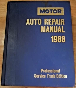 MOTOR 1982-1988 AUTO REPAIR SERVICE BOOK MANUAL 2ND EDITION - Picture 1 of 6