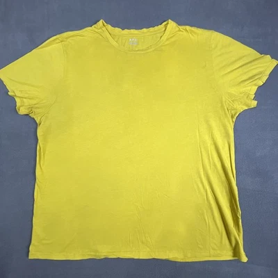 A.P.C. Shirt Mens 2XL Yellow Crewneck Summer Lightweight Casual Tee T-Shirt - Image 1 of 4