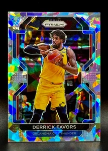 2021-22 Panini Prizm Derrick Favors No. 124 Hielo agrietado blanco - Imagen 1 de 2