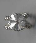 New LADIES' RING 14mm NOBLE CRYSTAL in Crystal Clear/Clear SIZE ADJUSTABLE RING