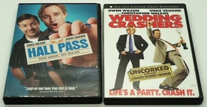 WEDDING CRASHERS & HALL PASS DVDs Owen Wilson Vince Vaughn Rachel McAdams - Picture 1 of 3