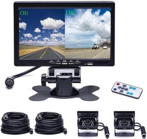 Fahrzeug Rückfahrkamera 4 Split Monitor Frontansicht Rückfahrkamera Auto 18 IR Nig - Bild 1 von 9