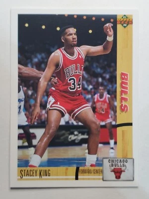 1991-92 Upper Deck #182 Stacey King ~ Chicago Bulls - Image 1 of 2