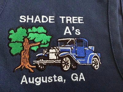 Vintage Car Club Vest Shade Tree A's Augusta Ga  1930's Ford Pick up  Large - Image 1 of 4