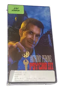 Psycho 3 III 1986 VHS Tested Rental Anthony Perkins Diana Scarwid Slasher Horror - Picture 1 of 6
