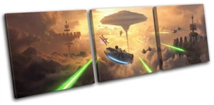 Star Wars Millennium Falcon Gaming DREIBEL LEINWANDKUNST Bilddruck - Bild 1 von 1