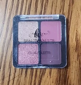 Casa rodante Beauty Vaulte Plum Palette de sombras de ojos cuádruples 7,2 g/,25 oz tamaño completo $18 - Imagen 1 de 6