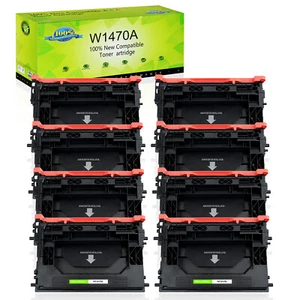 W1470A 147A With Chip Toner 8 PK For HP LaserJet Enterprise M611dn/M611x/M612dn - Picture 1 of 22